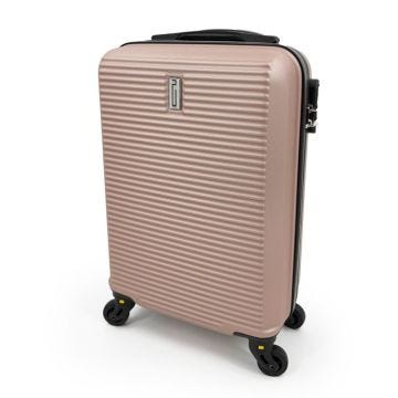 CELIMS - Valise Cabine Petite Taille 45cm | Roues Amovibles | ABS | Légère et Rigide | Rose Gold