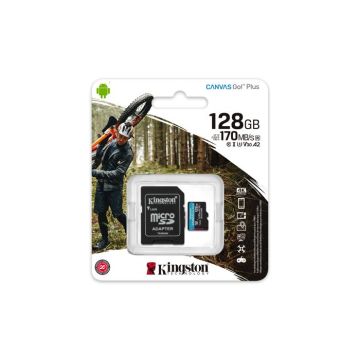 Kingston Technology Canvas Go! Plus mémoire flash 128 Go MicroSD Classe 10 UHS-I
