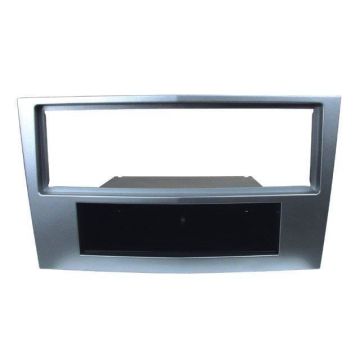 Façade autoradio1DIN pour Opel Corsa D 06-11 - Argent - RAF1904S
