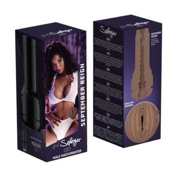 Masturbateur September Reign Compatible Kiiroo Keon - mixte / adulte Chocolat
