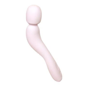 Vibromasseur - Com - Baguette en silicone - 5 vitesses - 5 motifs - Rose