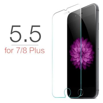Film verre trempé ultra-mince Protection écran iphone 7 Plus / 8 Plus 5.5''