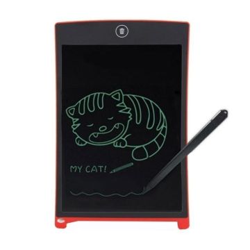 Tablette Graphique Écriture Dessin LCD 8.5 Pouces Rouge YONIS