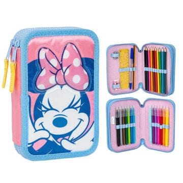 Trousse double fille Cerda Disney Minnie