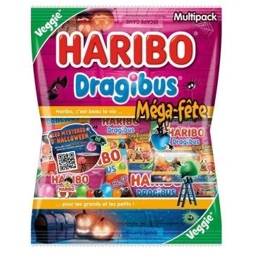 Bonbons Multipack Méga Fête Dragibus Halloween HARIBO le paquet de 800g