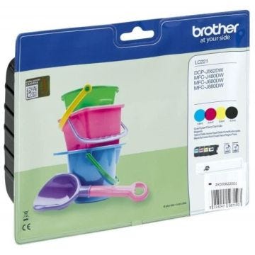 BROTHER Pack 4 cartouches - Noir, Magenta, Cyan, Jaune
