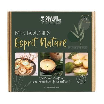 Kit Mes Bougies DIY Esprit Nature