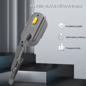 Essuie-glace aste pour casque de moto 1200 mAh, essuie-glace étanche universel, compatible avec la plupart des visières