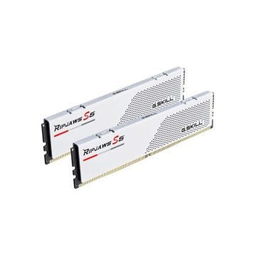 RAM - G.Skill RipJaws S5 - 64 Go - DDR5 5200 MHz - Blanc