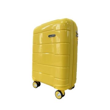 CELIMS - Valise Cabine 55cm | Valise Polypropylène | Légère et Rigide | Jaune