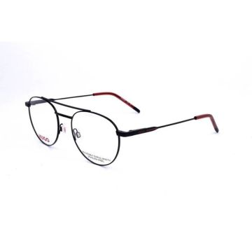 Lunettes de Vue Hugo HG 1210 53/19/145 003 MATTE BLACK STAINLESS STEEL MAN HUG FRAME HG 1210 003 53 19 145
