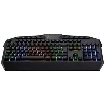 Verbatim SureFire KingPin RGB Gaming Multimedia Keyboard QWERTY Spanish filaire Clavier de gaming espagnol, QWERTY noir
