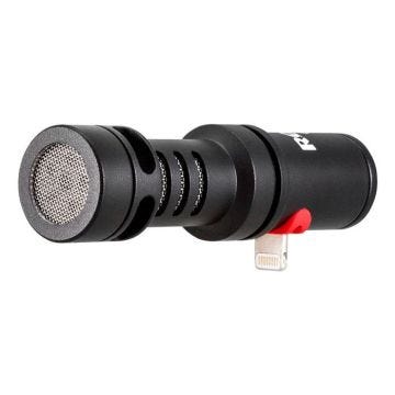 Microphone RODE VideoMic Me-L pour iPhone/iPad - Connecteur Lightning - Cardioide - Noir