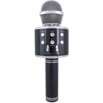 SHOP-STORY - Micro de karaoké sans fil avec Fonction bluetooth - Noir