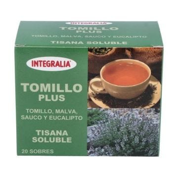 INTEGRALIA - Thym plus tisane soluble 20 sachets de 3g