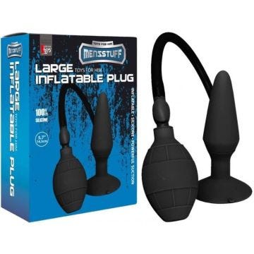 Plug Anal Gonflant avec Ventouse - Large