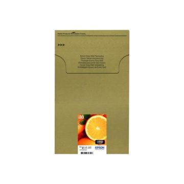EPSON Cartouche d'encre originale Multipack 33 - Pack de 5 - Noir, Jaune, Cyan, Magenta, photo Noire