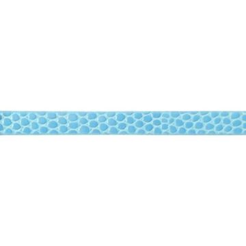 Bracelet 6 mm Style croco Bleu - MegaCrea - Réglable - Adulte - Femme - PU - 220 x 6 mm