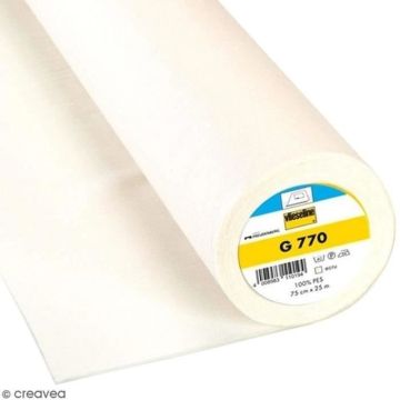 Entoilage Vlieseline - G770 Blanc écru - Au mètre (sur mesure)