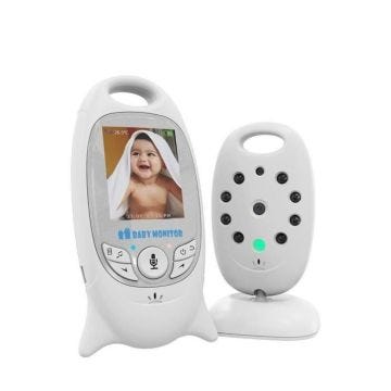 Babyphone Camera, Bébé Moniteur 2.0" LCD, 2.4GHz, Contrôle Température, Vision Nocturne, Max 300m, Camera Bebe Surveillance, VB601