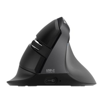 Souris ergonomique - Urban Factory - Ergo Pro - Gaucher - Sans fil - Bluetooth - Noir