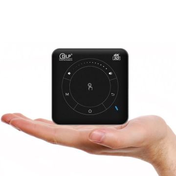 Mini Vidéoprojecteur Android 9.0 4000 Lumens Wifi Bluetooth 4K 3D Cast RAM 4 Go ROM 32 Go YONIS Noir Mini Vidéoprojecteur Android 9.0 4000 Lumens Wifi Bluetooth 4K 3D Cast RAM 4 Go ROM 32 Go YONIS Noir