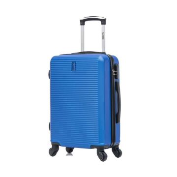 CELIMS - Valise Cabine 55cm | Valise ABS | Légère et Rigide | Bleu