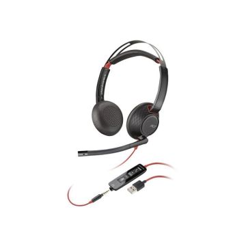 Casque professionnel - HP - Poly Bw 5220 - Stéréo USB - Filaire - Annulation de bruit