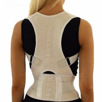 Bandage dorsal MAVURA Support dorsal ergonomique Support droit Stabilisateur dorsal - S