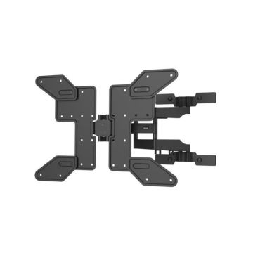 Support mural TV, OLED, plat, pivot., extens., 229cm (90") jus. 50kg