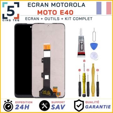 Ecran Remplacement pour Motorola MOTO E40 XT2159-3, XT2159-4 Outils + Colle