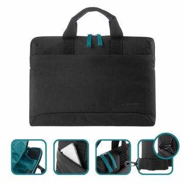 Tucano Smilza Sacoche pour ordinateur portable 15.6" noir