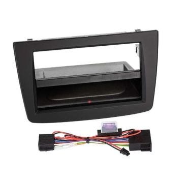 Adaptateur de façade 2-DIN - ACV - Inbay® - Alfa Romeo Mito 2008+ - Noir - Soft Touch