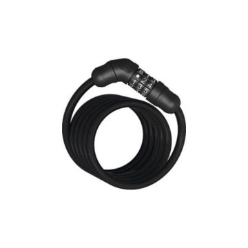 Antivol - ABUS - 4508C - Acier - 3 chiffres - 8 mm - Noir