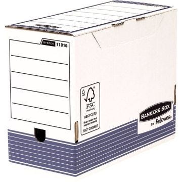 Caisse d'archivage - FELLOWES - BANKERS BOX SYSTEM - Bleu - 150 mm - A4/A4+