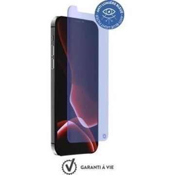 Protège-écran en verre organique Force Glass anti-bleu pour iPhone 12 - 12 Pro avec kit de pose exclusif
