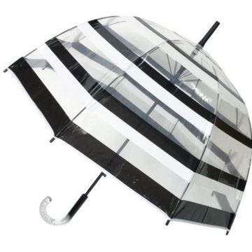 Parapluie - SMATI - Transparent - Ouverture automatique - 8 baleines en fibre - 86cm de long