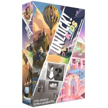 Space Cowboys | Unlock! : Kids | Unbox Now | Jeu de société | À partir de 6 ans | 1 à 4 joueurs | 20 minutes