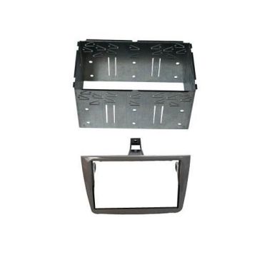 Adaptateur autoradio Double DIN - ALFA ROMEO - Mito - Gris anthracite - Cage métallique - 2 DIN