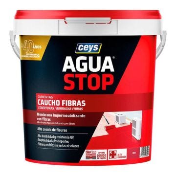 Bouchon d'eau fibres de caoutchouc rouge 5kg 903301
