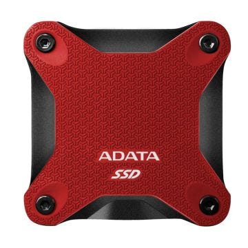 Disque SSD externe 1To SD620 USB 3.2 Xbox PS5 - ADATA - Rouge - Coque en silicone antichoc