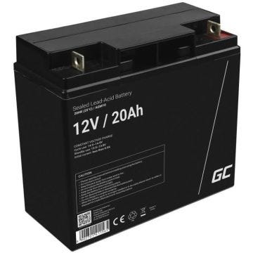 GreenCell® Rechargeable Batterie AGM 12V 20Ah accumulateur au Gel Plomb Cycles sans Entretien VRLA Battery étanche