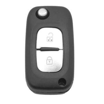 Coque de clé compatible Renault 2 boutons