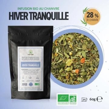 Infusion Création Bio au Chanvre CBD "HIVER TRANQUILLE"