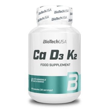 Calcium BioTech USA - Ca-D3-K2 - 90 Gélules