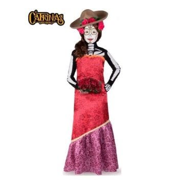 Costume Catrina Cassandra pour femme - Catrinas Underworld - Rose - Multicolore - Halloween