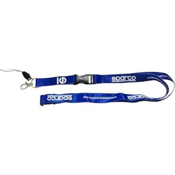 Accessoire - SPARCO - Lanyard Officiel - Bleu - Polyester - Mixte