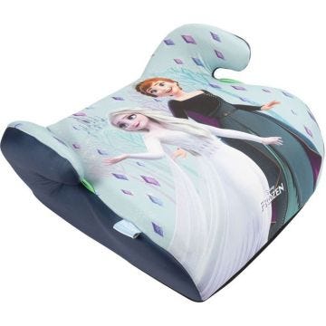 Tataway Siège auto rehausseur Disney Frozen i-Size ECE R129. Sécurité enfants 125 à 150 cm. Graphismes Elsa et Anna sur fond bleu