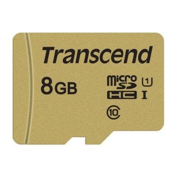 Carte mémoire flash TRANSCEND 8GB UHS-I U1 microSD With Adapter MLC