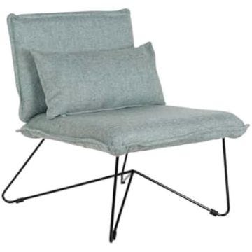 Fauteuil - HOME ESPRIT - Noir - 1 place - Intérieur - Dimensions 68 x 50 x 66 cm